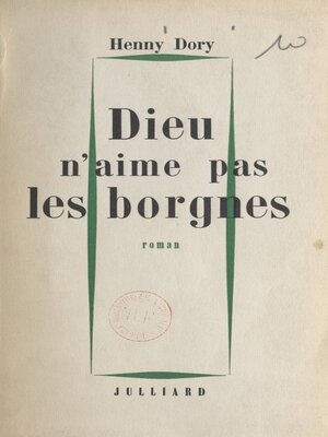 cover image of Dieu n'aime pas les borgnes